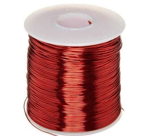  औद्योगिक उपयोग के लिए लचीला चमकदार लाल भूरा धातु तांबा घुमावदार तार 
