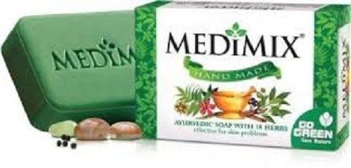 Green Nourishment Pimple Free Smooth And Soft Medimix Bath Soap For Glowing Skin