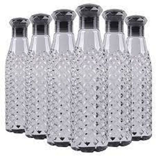 Unbreakable Lightweight Food-Grade Transparent Water Plastic Bottle For Daily Use Capacity: 1 Liter/Day