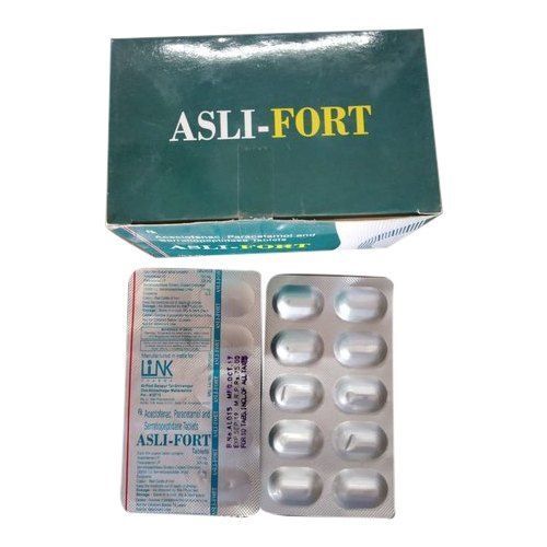 Link Pharma Aceclofenac, Paracetamol And Serratiopeptidase Tablets Asli-Fort Tablet, 10 X 10  Age Group: Adult