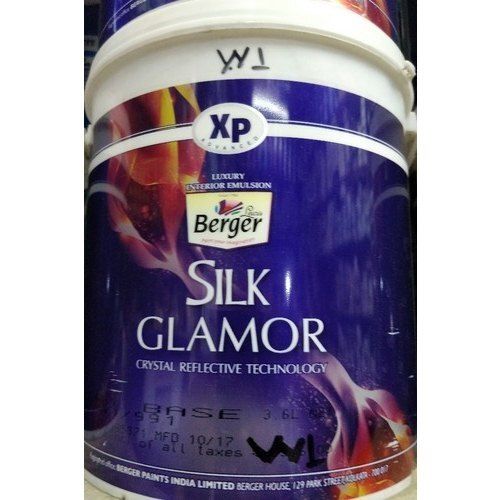 High Durability And Smooth Surface Berger Silk Glamour Luxury Emulsion Paint  Application: Wall