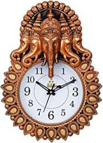 Art Plus Store 5 Face Copper Decorative Wall Clock For Home And Office Use