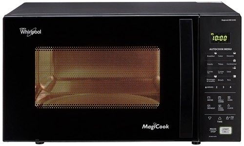 Black Rectangular Stainless Steel Whirpool Microwave Oven With Led Display And 18 Liter Capacity Dimension(L*W*H): 51  Centimeter (Cm)