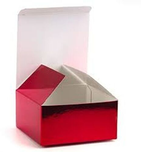Red Bright Pattern And Pastel Color 2 Sided Print Corrugated Gift And Mailer Box 