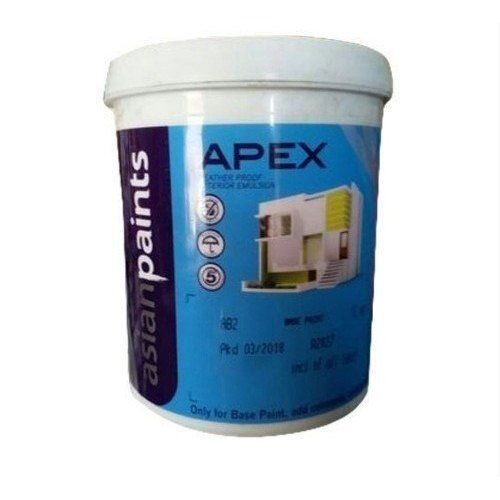 Smooth And Heat Resistance White Asian Paints Apex Weatherproof Exterior Emulsion 