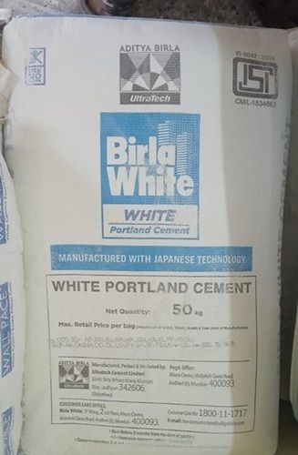 High Quality Weather Proof Quick Drying Easy Handling Awesome Birla White Cement 