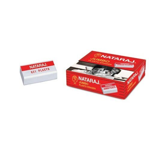 नरम और चिकना मज़बूत निशान हटाता है नटराज इरेज़र के पीछे कोई धूल नहीं छोड़ता