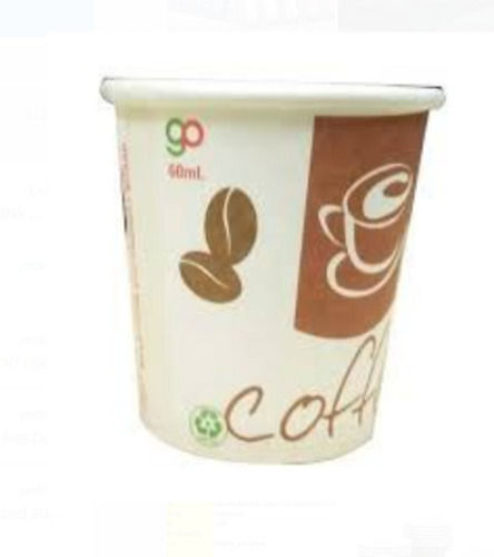 65 Ml 2mm Thick Disposable And Eco Friendly Round Paper Tea Cups