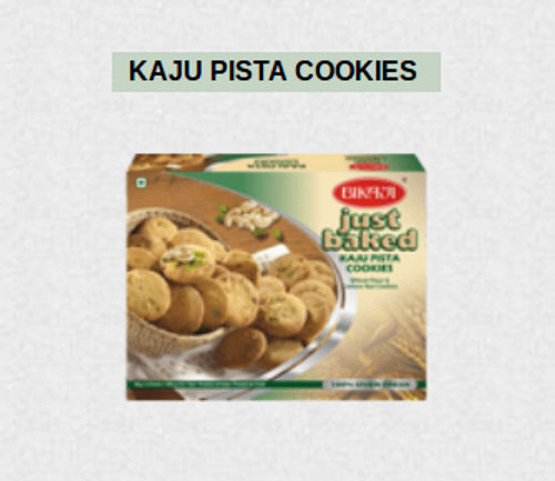 Baked Kaju Pista Crunchy Cookies