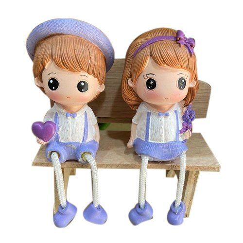 Multi Color Beautiful Fashionable Look Stylish Plastic Doll Statue Set For Decoration