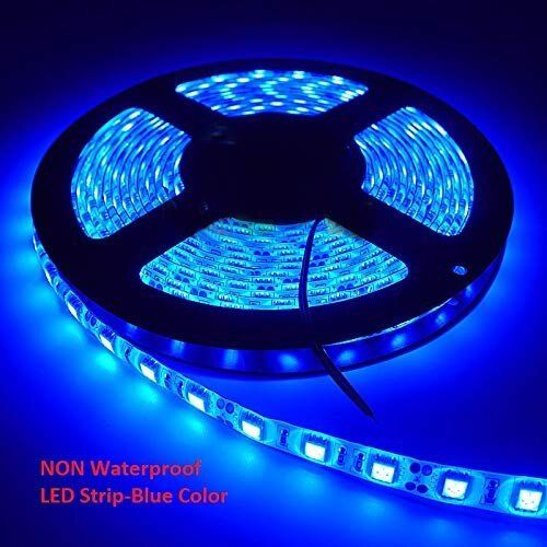  ब्लू 6 मीटर एनर्जी एफिशिएंट कॉस्ट असरदार स्लीक मॉडर्न डिज़ाइन इस्तेमाल में आसान LED लाइट स्ट्रिप 