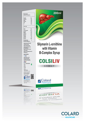 Colsiliv Silymarin L-ornithine With Vitamin B-Complex Syrup, 200ML