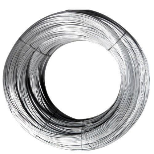 Silver Corrosion Resistant High Tensile Strength Platinum Mild Steel Grey Binding Wires Roll