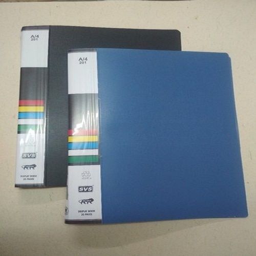 Fine Finish And Light Weight A4 Size Blue And Black File Folder For Office, Home 