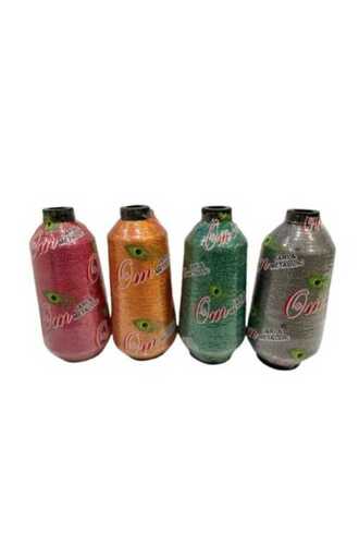 Fine Finish Anti Pilling Good Quality Skin Friendly Zari Thread - Machine Made Multi-Color Dyed Fancy Yarn for Embroidering | Ideal for Sewing Clothes