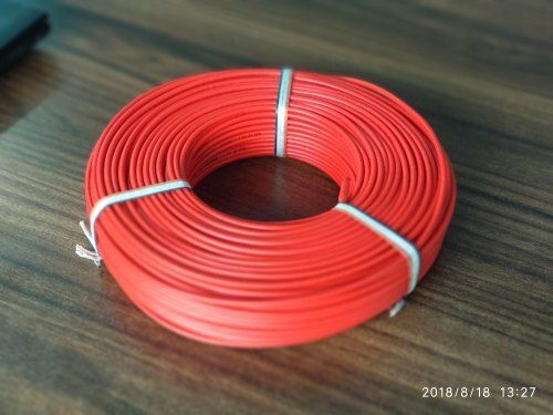 Heat Resistant And Triple Layer Pvc Coating Red Electrical Wire For Industrial Use