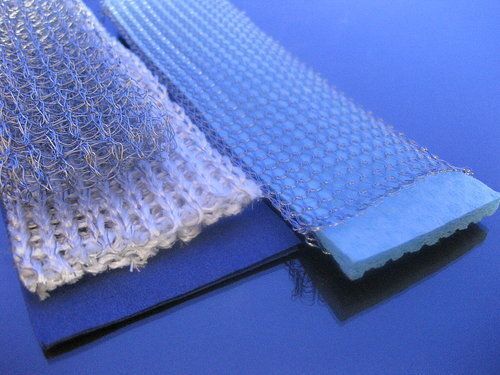 Steel Heavy Duty And High Strength Rust Proof Silver Knitted Wire Mesh For Industrial Use