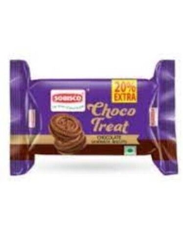 Smooth Cream Full Excellent Test Creamy Crunchy Crispy Sobisco Choco Treat Biscuit 