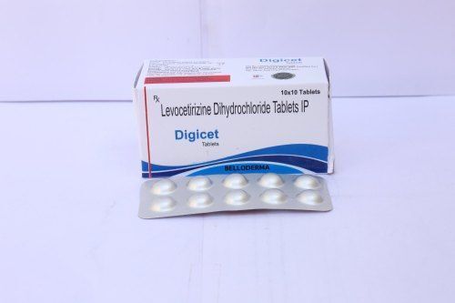 Solid Mellodream Levocetirizine Dihydrochloride Ip Digicet Tablets, 10 X 10 