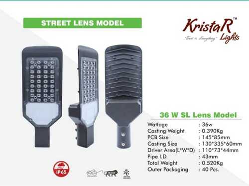 36 W Sl Lens Model Led Street Light - Color: Grey