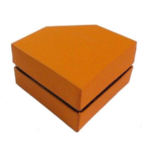 Matte Lamination 9 X 9 Inch Square Yellow Shades Cardboard Watch Box For Gifting Purpose