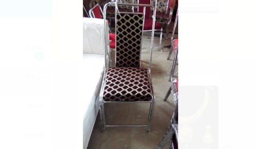 Brown Printed Stainless Steel Modern Appearance Banquet Chair With 10 Kg Weight
