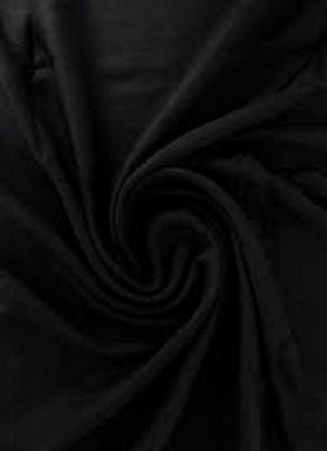 Comfortable Light Weight Skin Friendly And Soft Plain Black Rayon Fabric