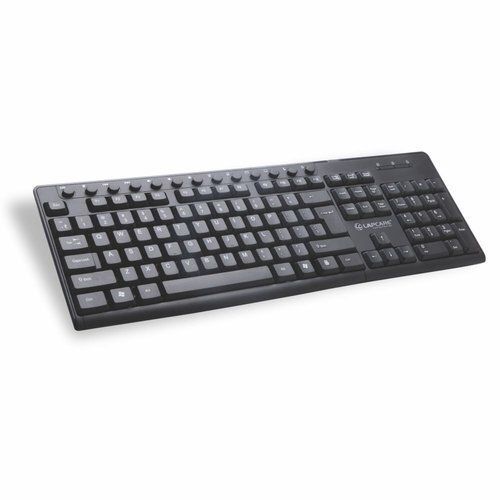 Pvc High Durable And Lightweight Slip Resistant Black Multimedia Usb Keyboard