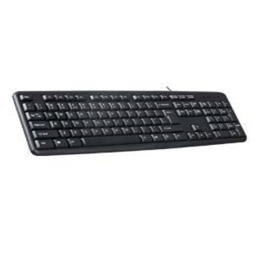 Pvc High Performance And Slip Resistant Black Wired Usb Port Computer Keyboard 