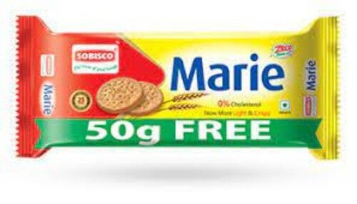 High-Quality Wonderfully Crispy And Light Teatime Healthful Sobisco Marie Biscuit 300G  Fat Content (%): 12 Percentage ( % )