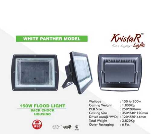 Led Flood Light Housing - Color: Black