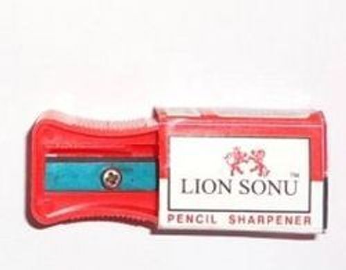 High Quality Virgin Material Multicolor Plastic Superior Finish Easy And Safe To Use Lion Sonu Pencil Sharpener 