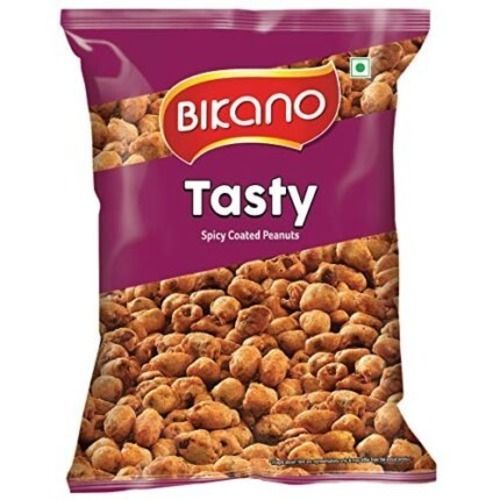 Pack Of 50 Gram Tasty Crispy And Delicious Spicy Coated Bikano Peanuts Namkeen