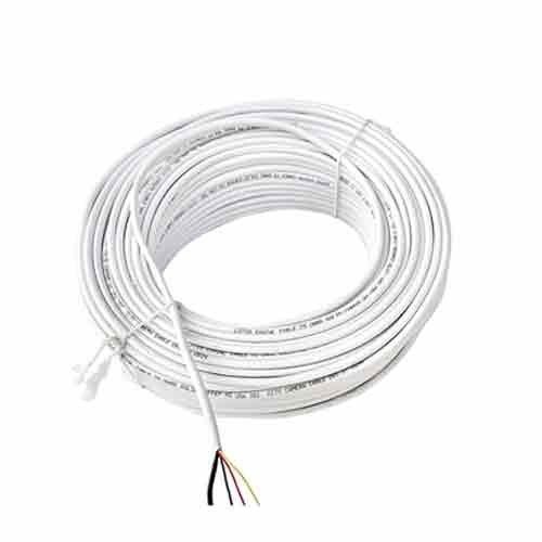 Pure White Cctv Camera Electrical Wire Cable