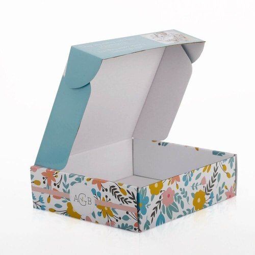 Single Phase 2 Ply Corrugated Cardboard Printed Box for Food Packing