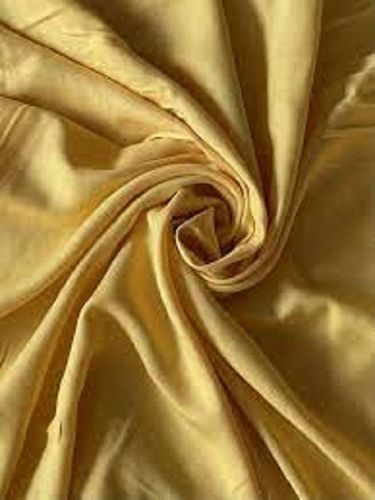 Soft Smooth Touch Light Weight And Comfortable Plain Golden Color Rayon Fabric