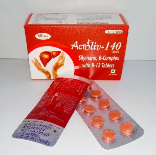 Actoliv-140 Silymarin With B Complex Tablets General Medicines