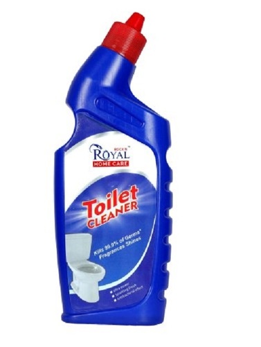 Blue Liquid Toilet Cleaner - Soda Material, Round Shade, Blue Color | Easy to Use, 8 Months Shelf Life, Suitable for Home, Hotels, Hospitals