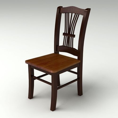 Awesome Environment Friendly 4 Leg Solid Teak Wood Brown Modern Wooden Chair  Home Furniture