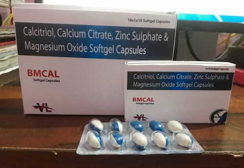 Calcitriol Calcium Citrate Zinc Sulphate and Magnesium Oxide Softgel Capsule