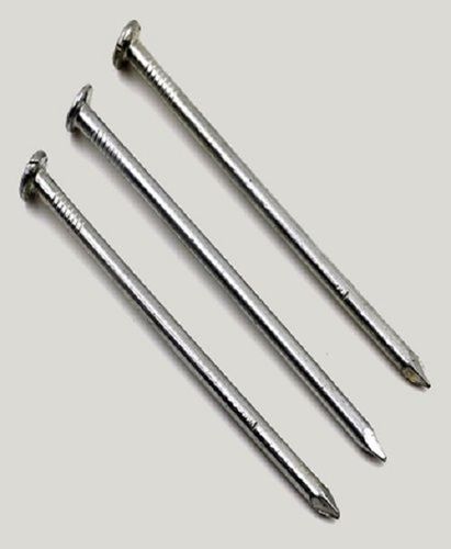 Corrosion Resistant And Highly Durable Silver Finish Iron Nails For Construction