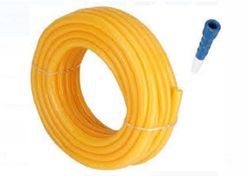 Long Lasting And Strong Yellow Pvc Flexible Water Pipes, Diameter 0.5 Inch, For Domestic Use  Application: Construction