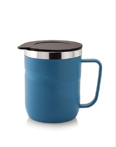 Premium Quality Strong Blue And Black Stainless Steel Coffee Mug 