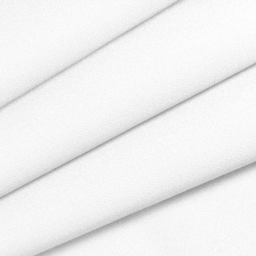 100%Cotton Smooth And Easy To Handle White Plain Dyed 100% Cotton Fabric Clothes