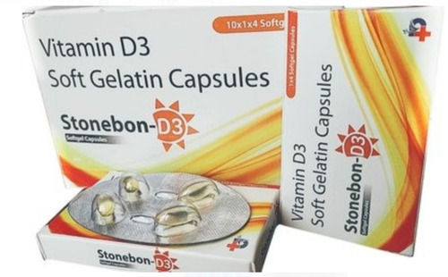 Stonebon-D3, Vitamin D3 Soft Gelatin Capsules To Treat Vitamin D Deficiency General Medicines