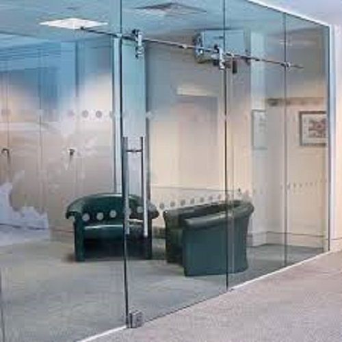 Transparent Hinged Frameless Glass Doors, For Office & Hotel Purpose Door Type: Screen Doors