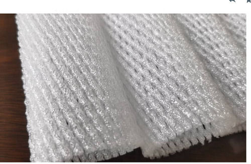 White Plain Plastic Fruits Foam Net Size 80mm For Covering, Protection