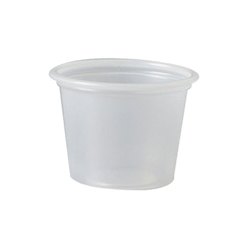 White Round Shape Disposable Plastic Cups