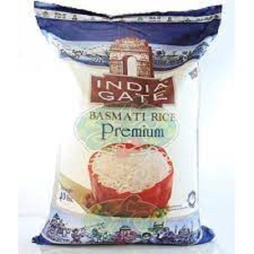 White 100 Percent Natural And Pure Nutrient Enriched Long Grain Basmati Rice For Cooking