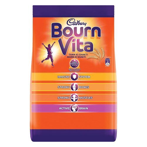 500 Grams, Healthy And Nutrition Chocolate Flavor Bourn Vita Powder